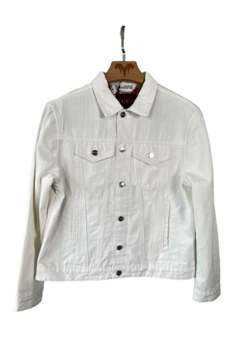 Gucci, Men's Denim Jacket, White