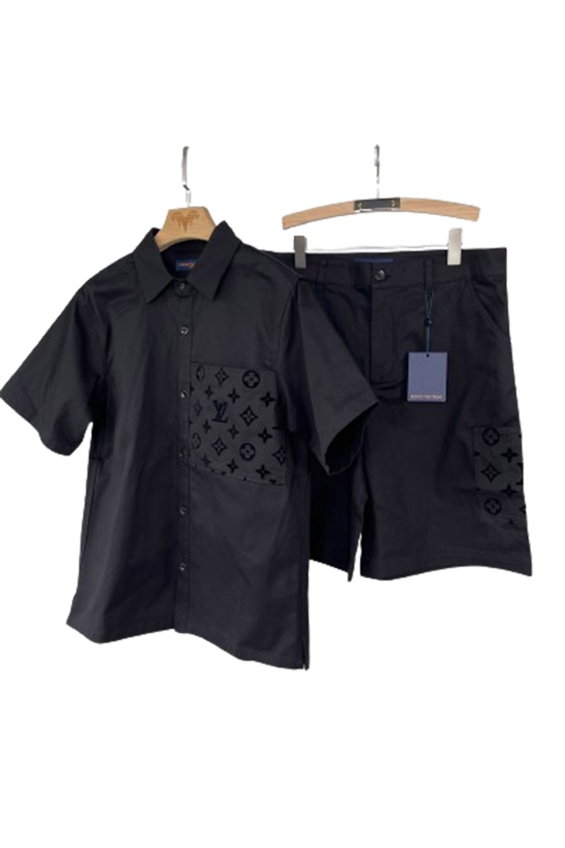 Louis Vuitton, Men's Short Suit, Black