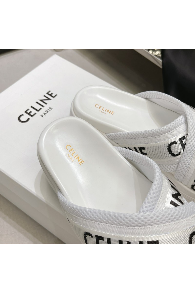 Celine, Women's Slipper, White