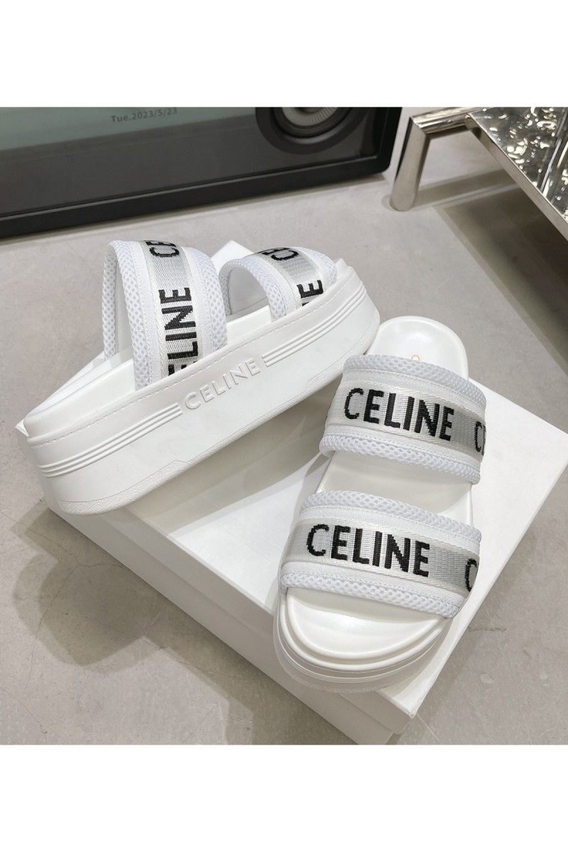 Celine, Women's Slipper, White