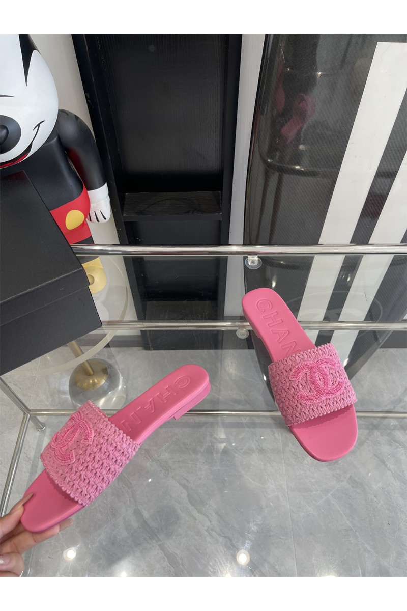 Chanel, Women's Slipper, Pink