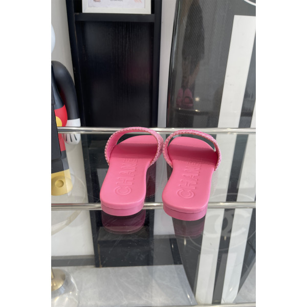Chanel, Women's Slipper, Pink