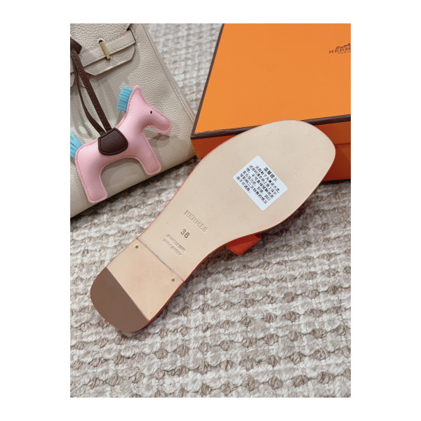 Hermes, Women's Slipper, Orange