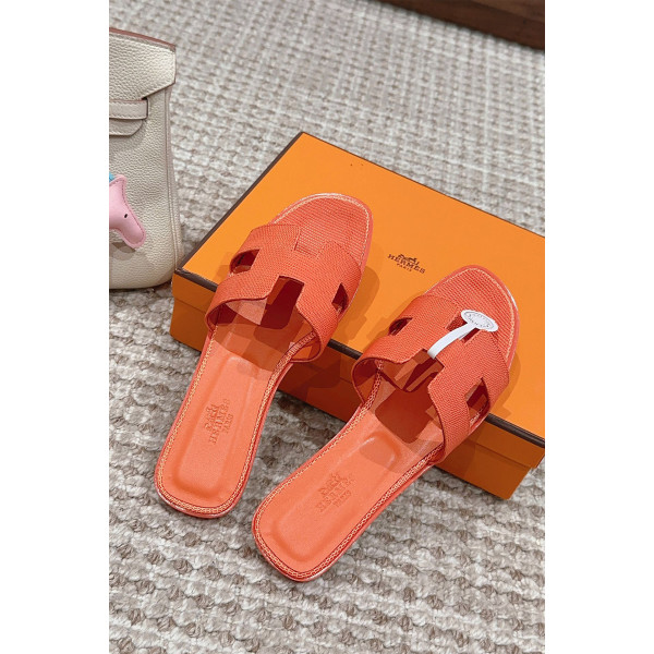 Hermes, Women's Slipper, Orange