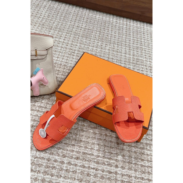 Hermes, Women's Slipper, Orange