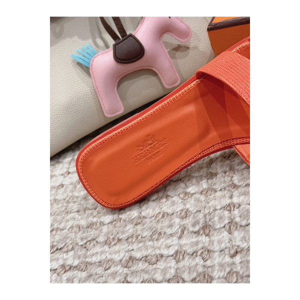 Hermes, Women's Slipper, Orange