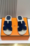 Hermes, Women's Slipper, Navy