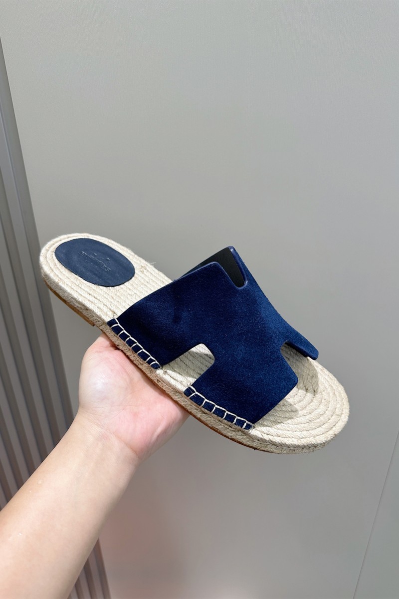 Hermes, Women's Slipper, Navy