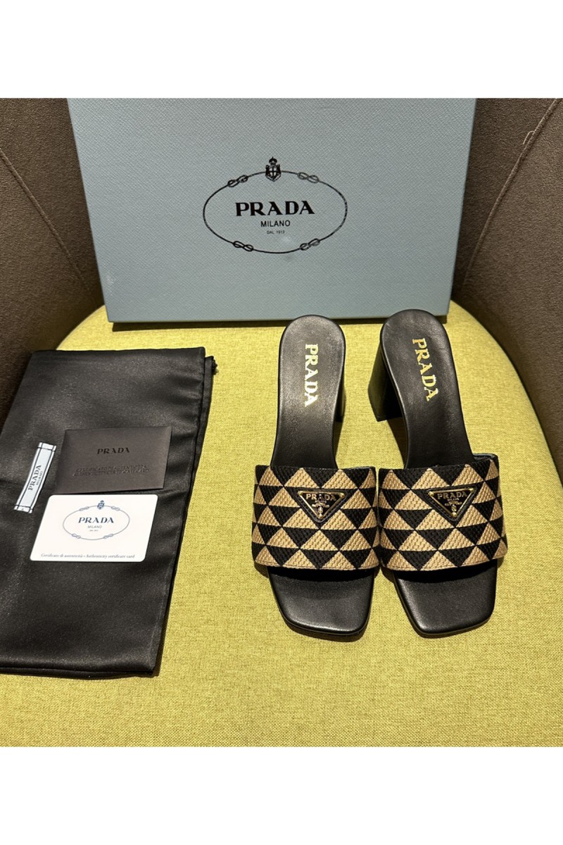 Prada, Women's Slipper, Black