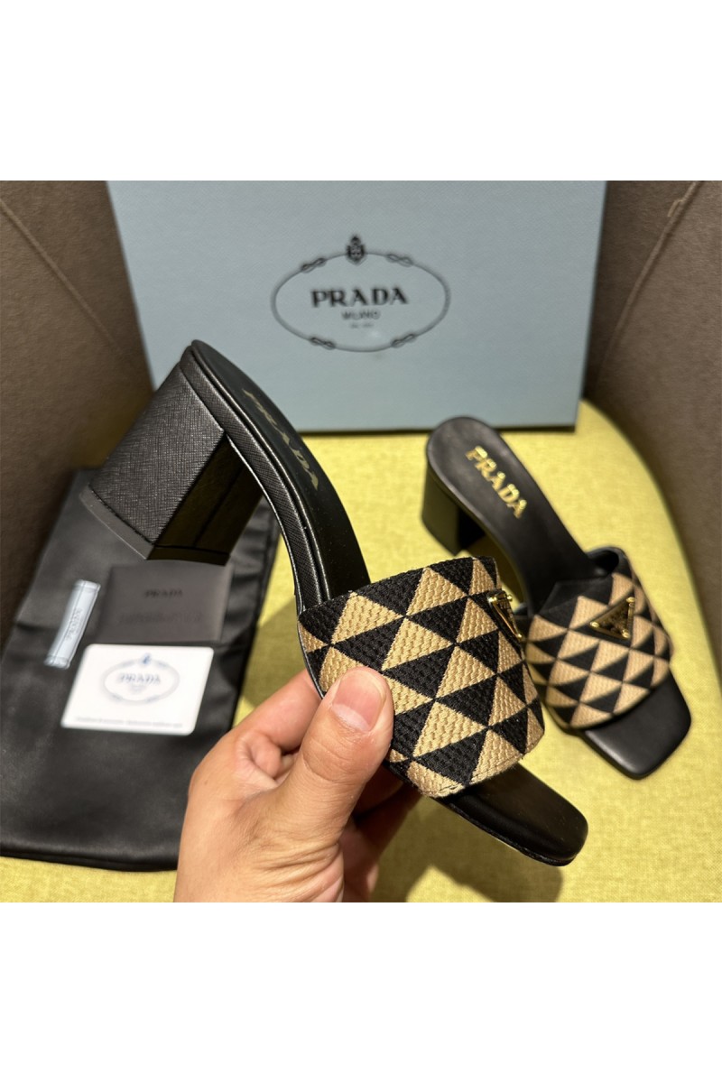Prada, Women's Slipper, Black