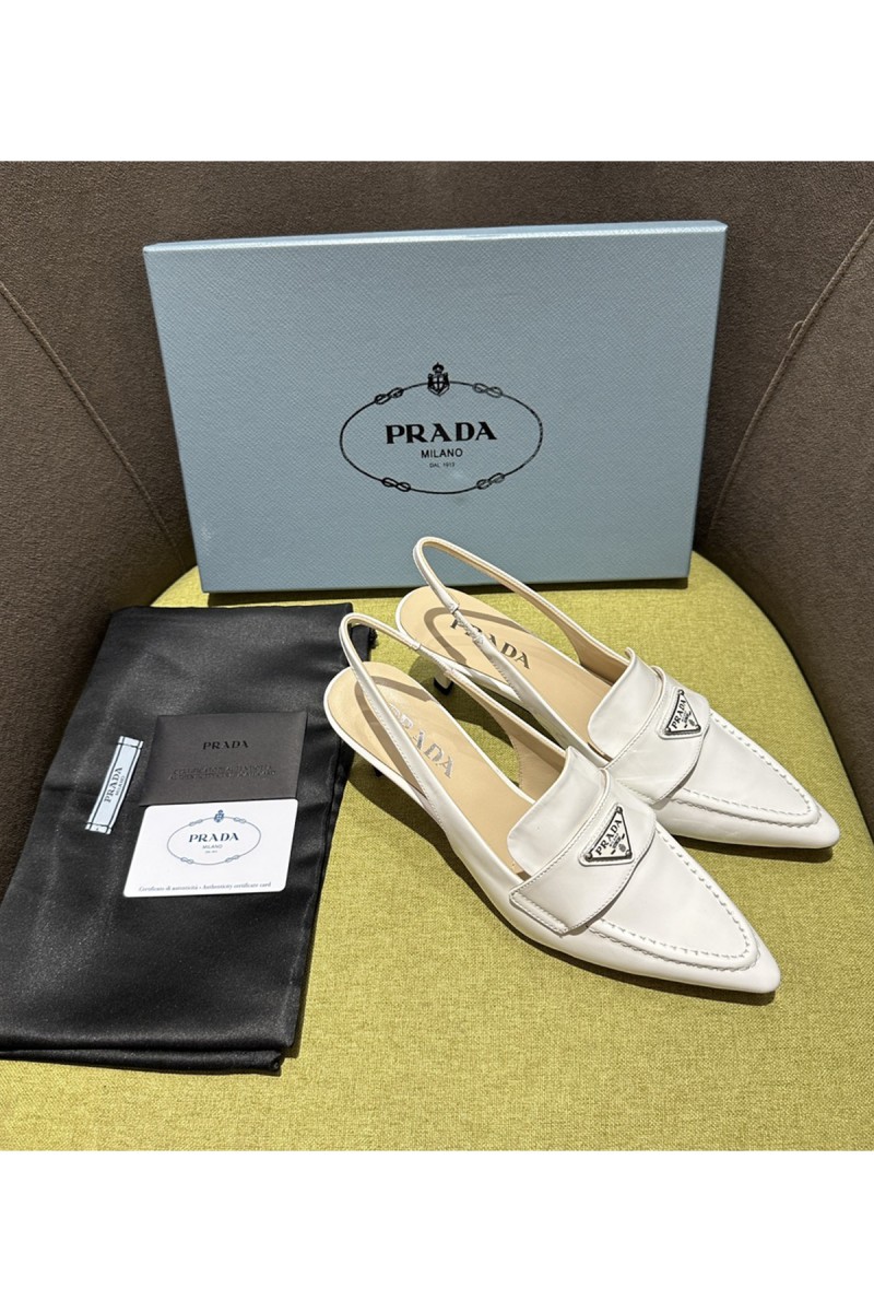 Prada, Women's Pump, Beige