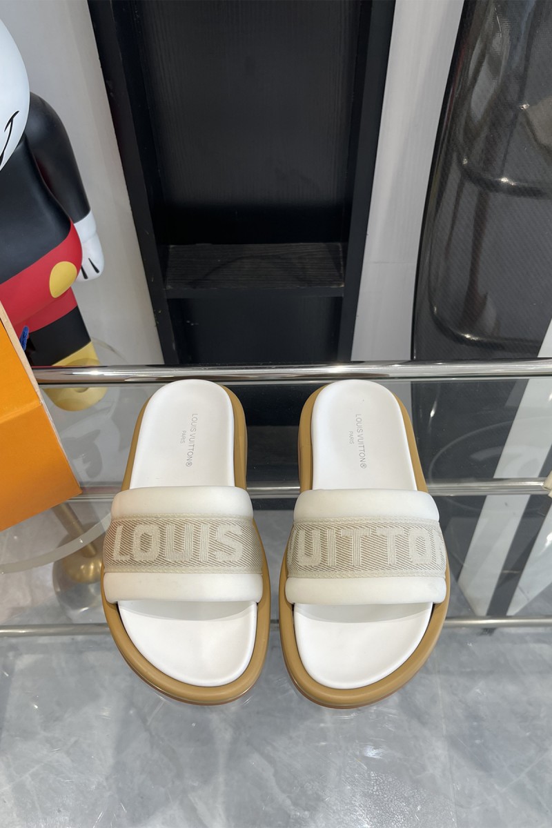 Louis Vuitton, Men's Slipper, Beige