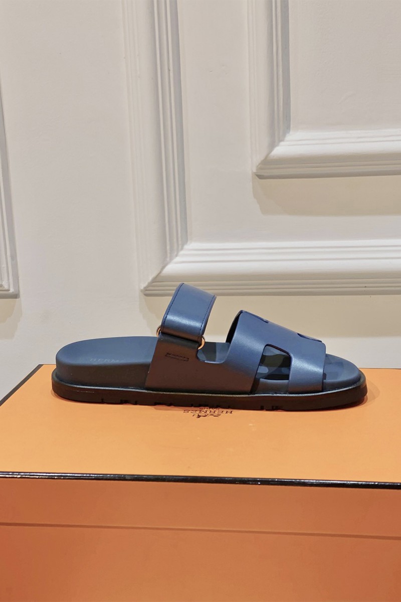 Hermes, Men's Slipper, Navy