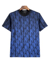 Amiri, Men's T-Shirt, Blue