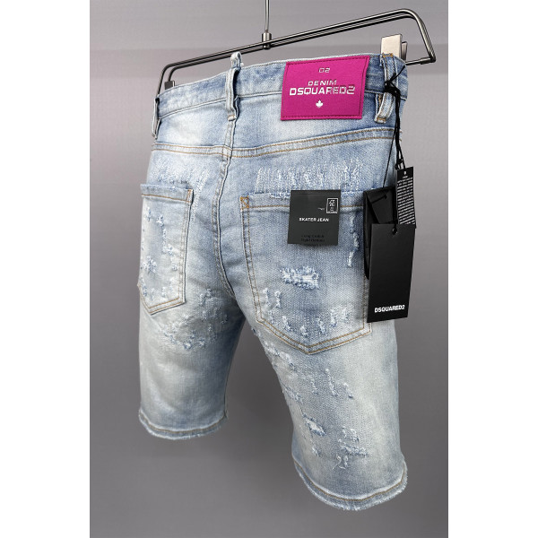 Dsquared, Men's Denim Short, Blue