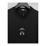 Fendi, Men's T-Shirt, Black