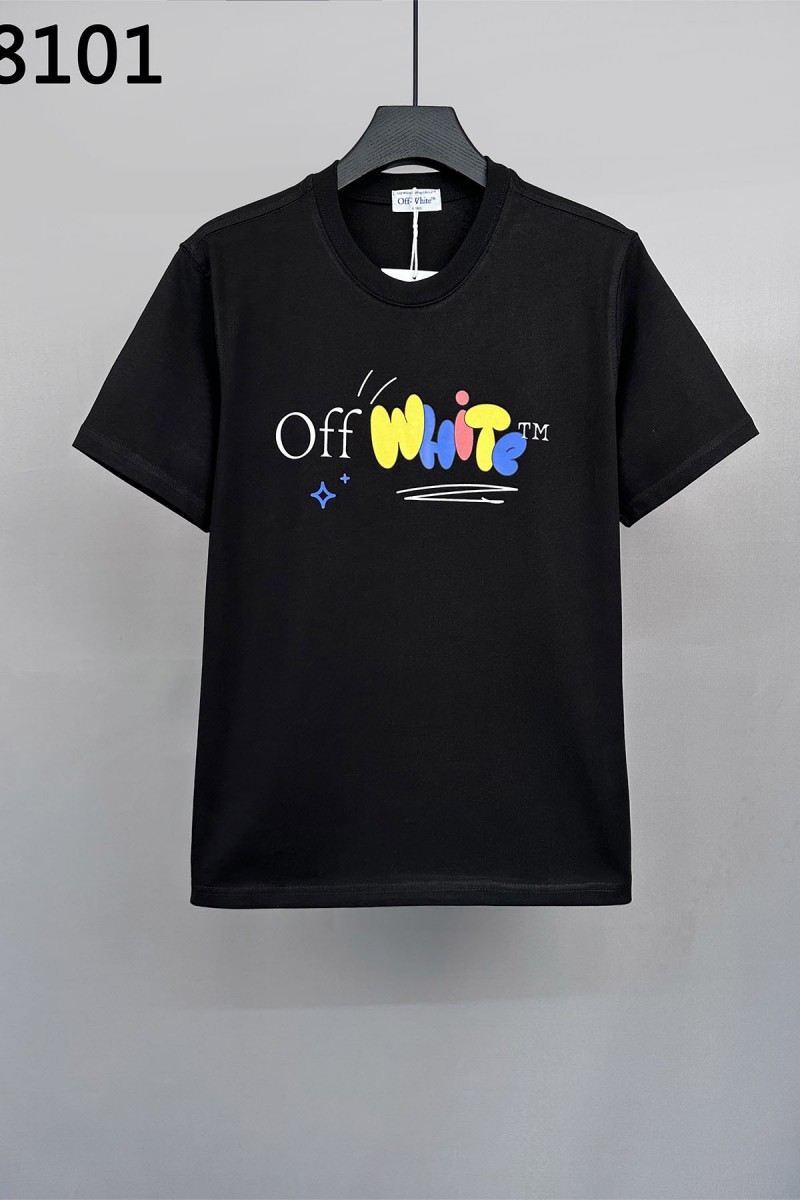 Off White, Men's T-Shirt, Black