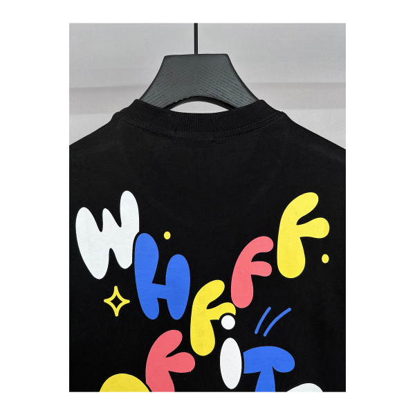 Off White, Men's T-Shirt, Black