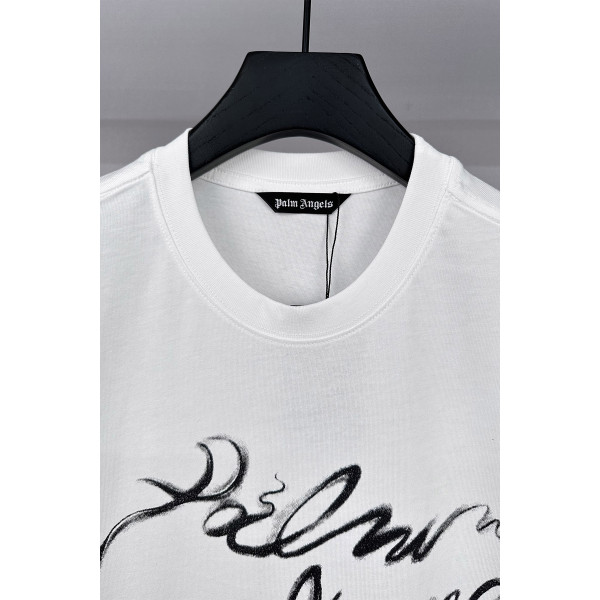 Palm Angels, Men's T-Shirt, White