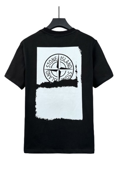 Stone Island, Men's T-Shirt, Black