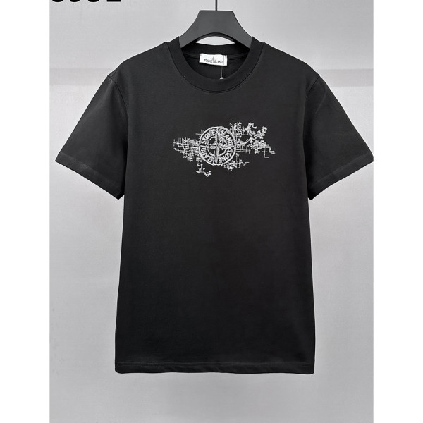 Stone Island, Men's T-Shirt, Black