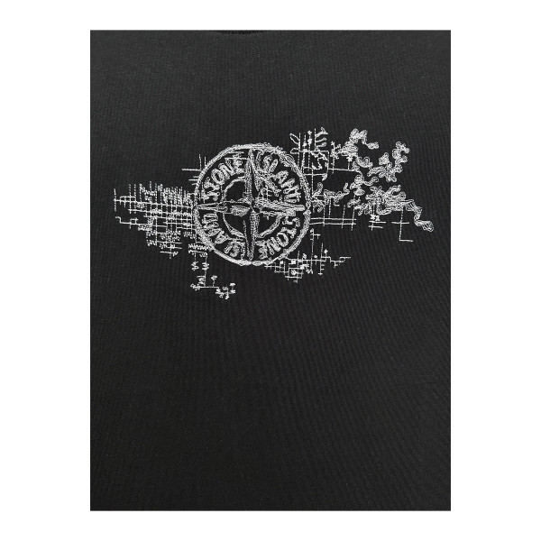 Stone Island, Men's T-Shirt, Black