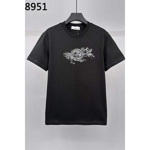 Stone Island, Men's T-Shirt, Black