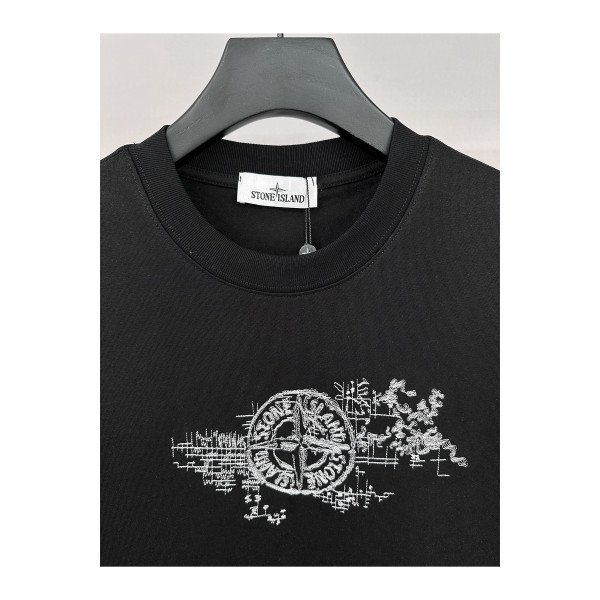 Stone Island, Men's T-Shirt, Black