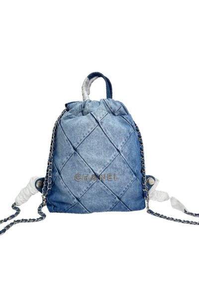 Chanel, Women's Backpack, Blue