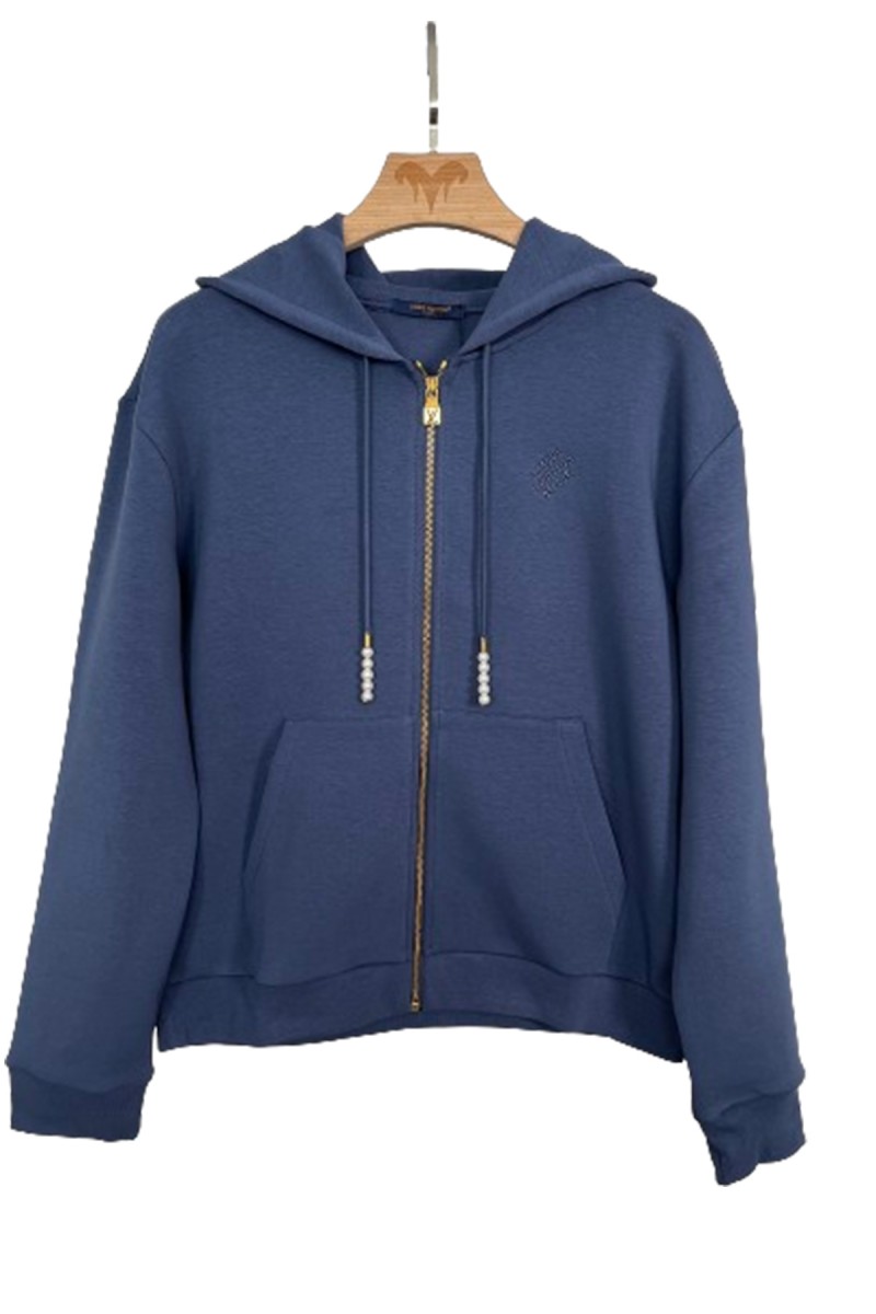 Louis Vuitton, Men's Hoodie, Blue