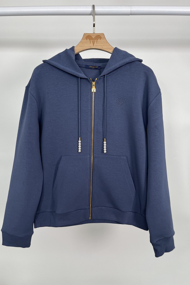 Louis Vuitton, Men's Hoodie, Blue