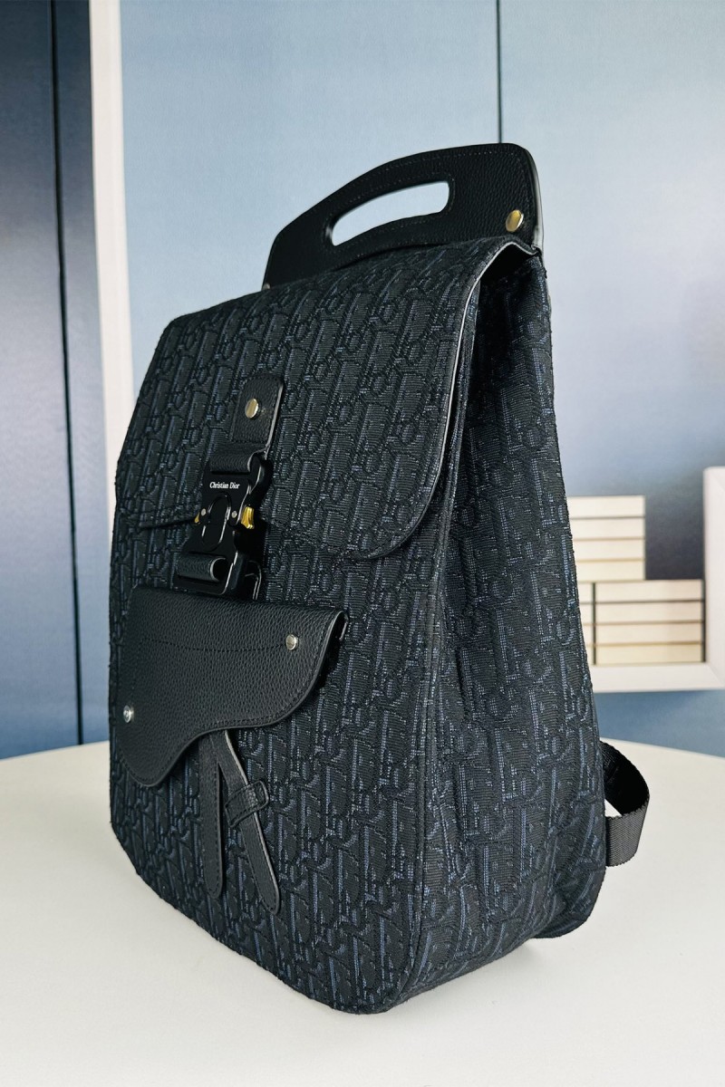 Christian Dior, Men's Backpack, Black