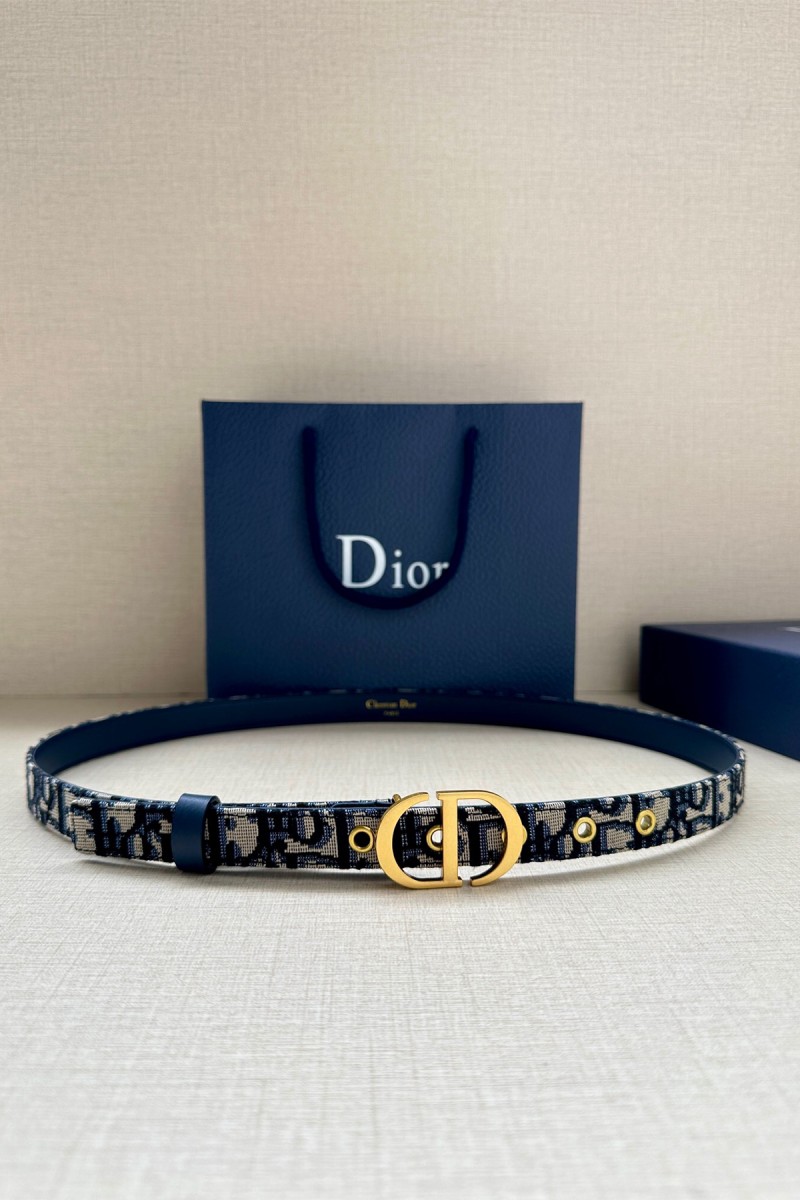 Christian Dior, Women's Belt, Blue