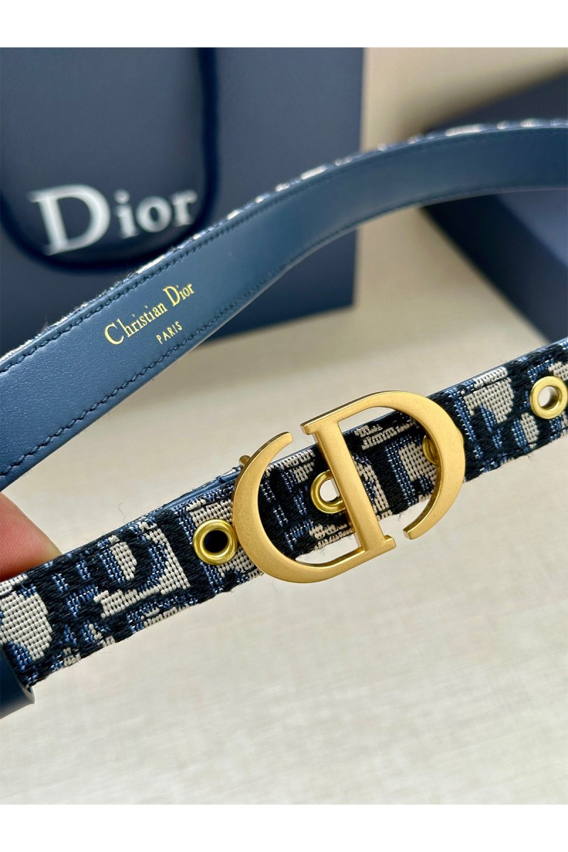 Christian Dior, Women's Belt, Blue