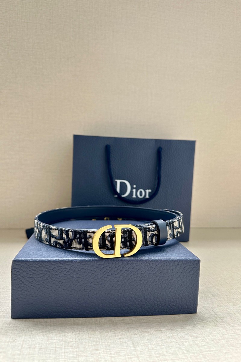 Christian Dior, Women's Belt, Blue