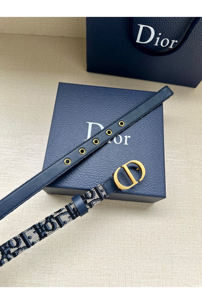 Christian Dior, Women's Belt, Blue