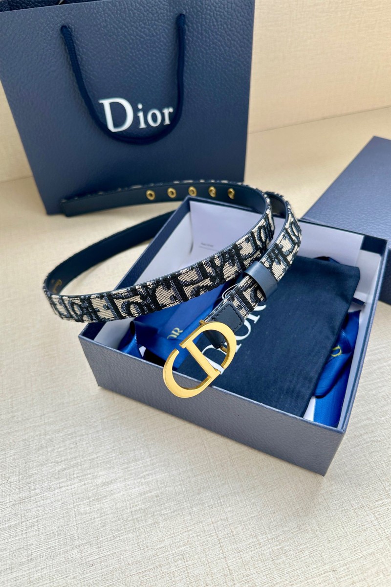 Christian Dior, Women's Belt, Blue