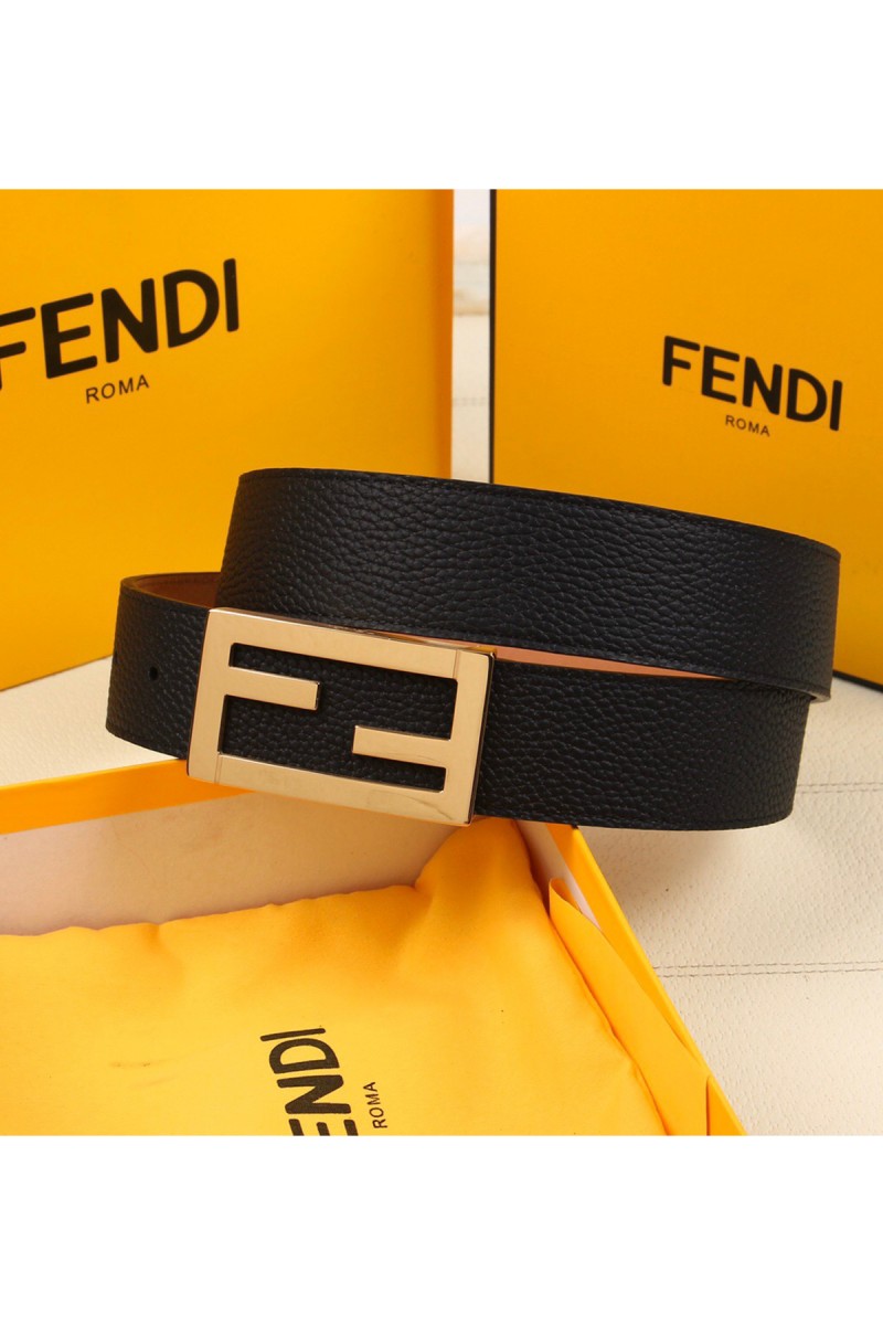 Fendi, Men's Belt, Black