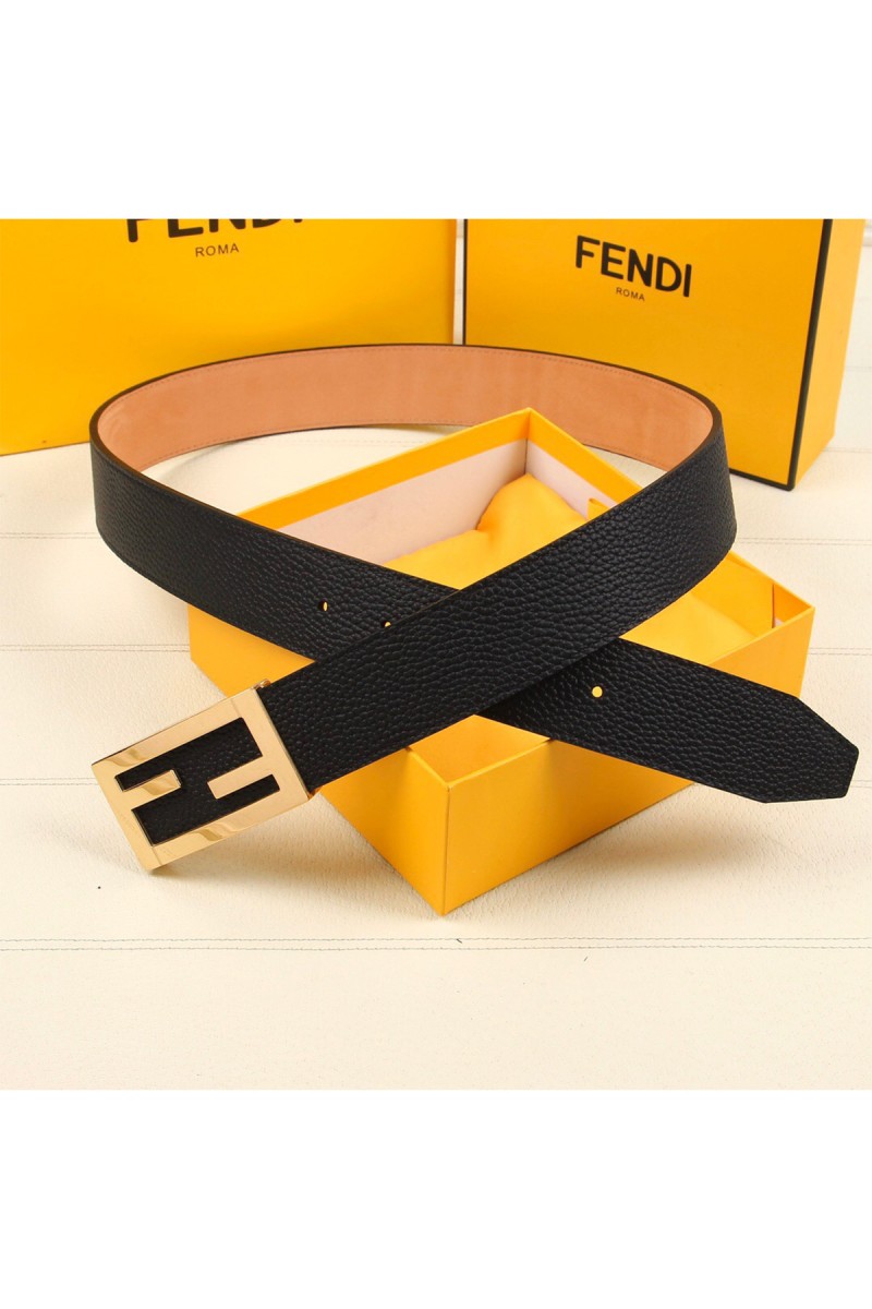 Fendi, Men's Belt, Black