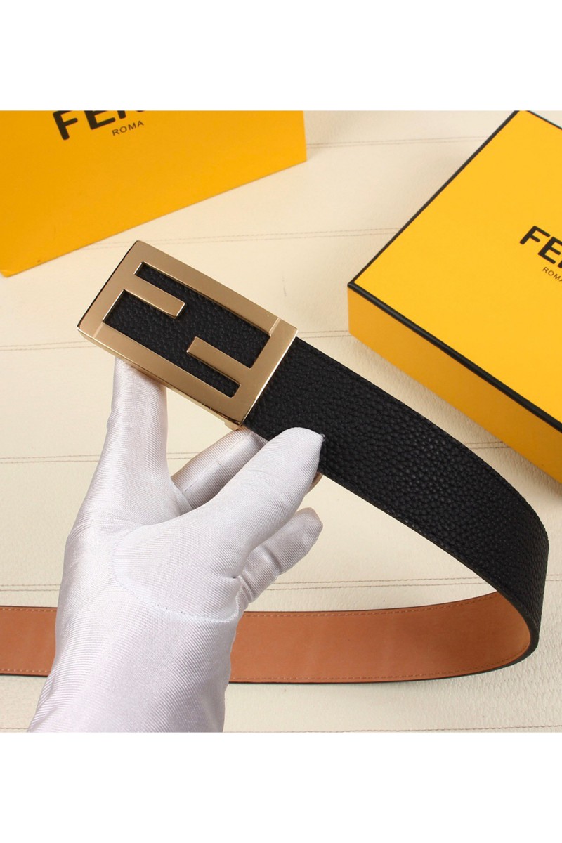 Fendi, Men's Belt, Black