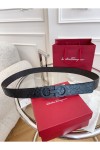 Salvatore Ferragamo, Men's Belt, Black