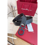 Salvatore Ferragamo, Men's Belt, Black