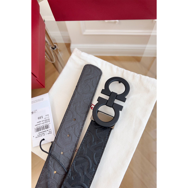 Salvatore Ferragamo, Men's Belt, Black