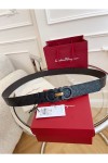 Salvatore Ferragamo, Men's Belt, Black