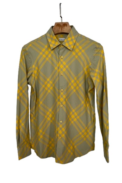 Burberry, Men's Shirt, Yellow