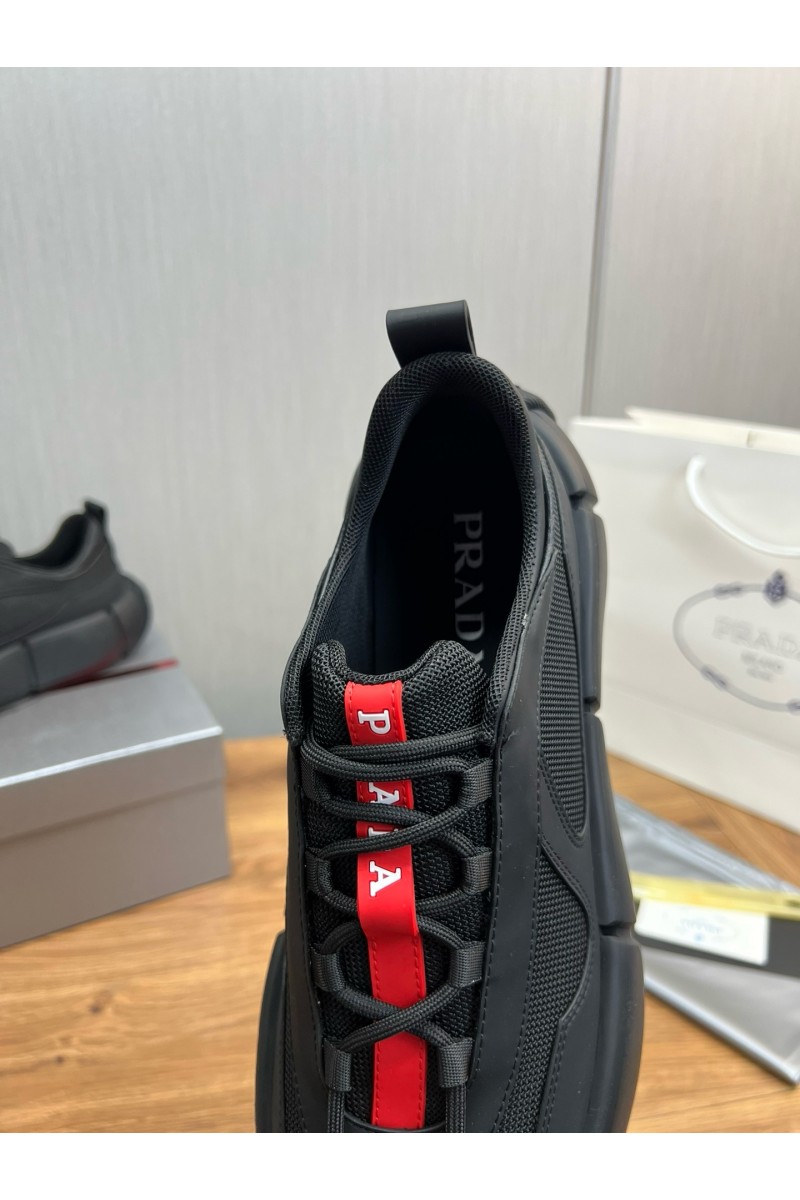 Prada, Men's Sneaker, Black