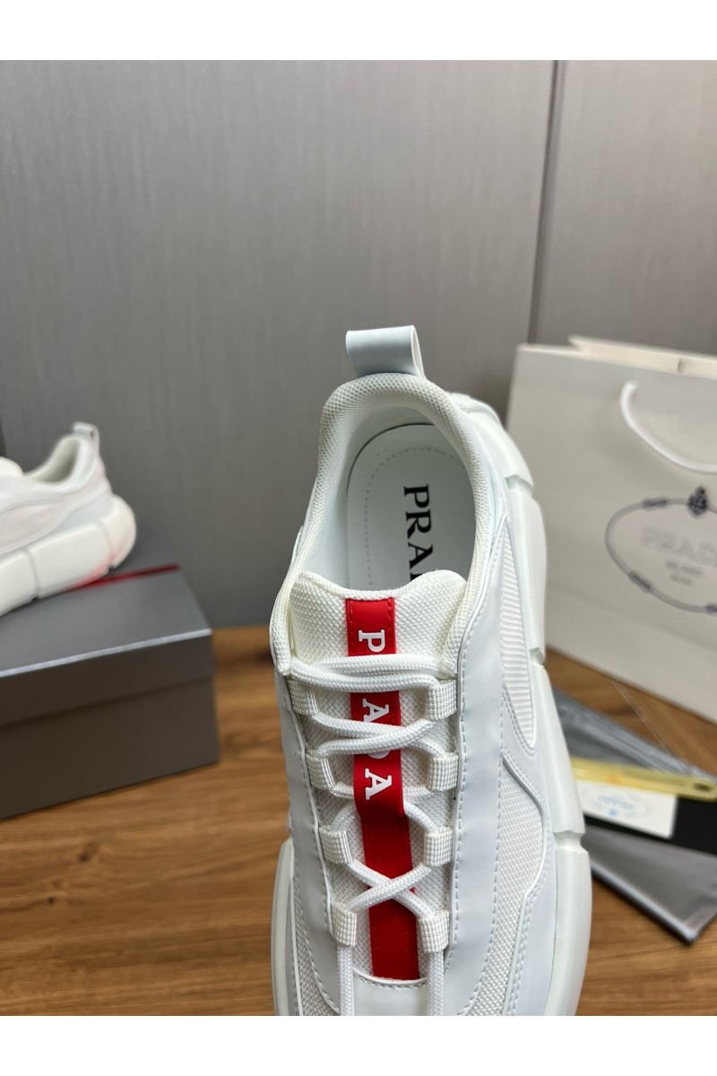 Prada, Men's Sneaker, White