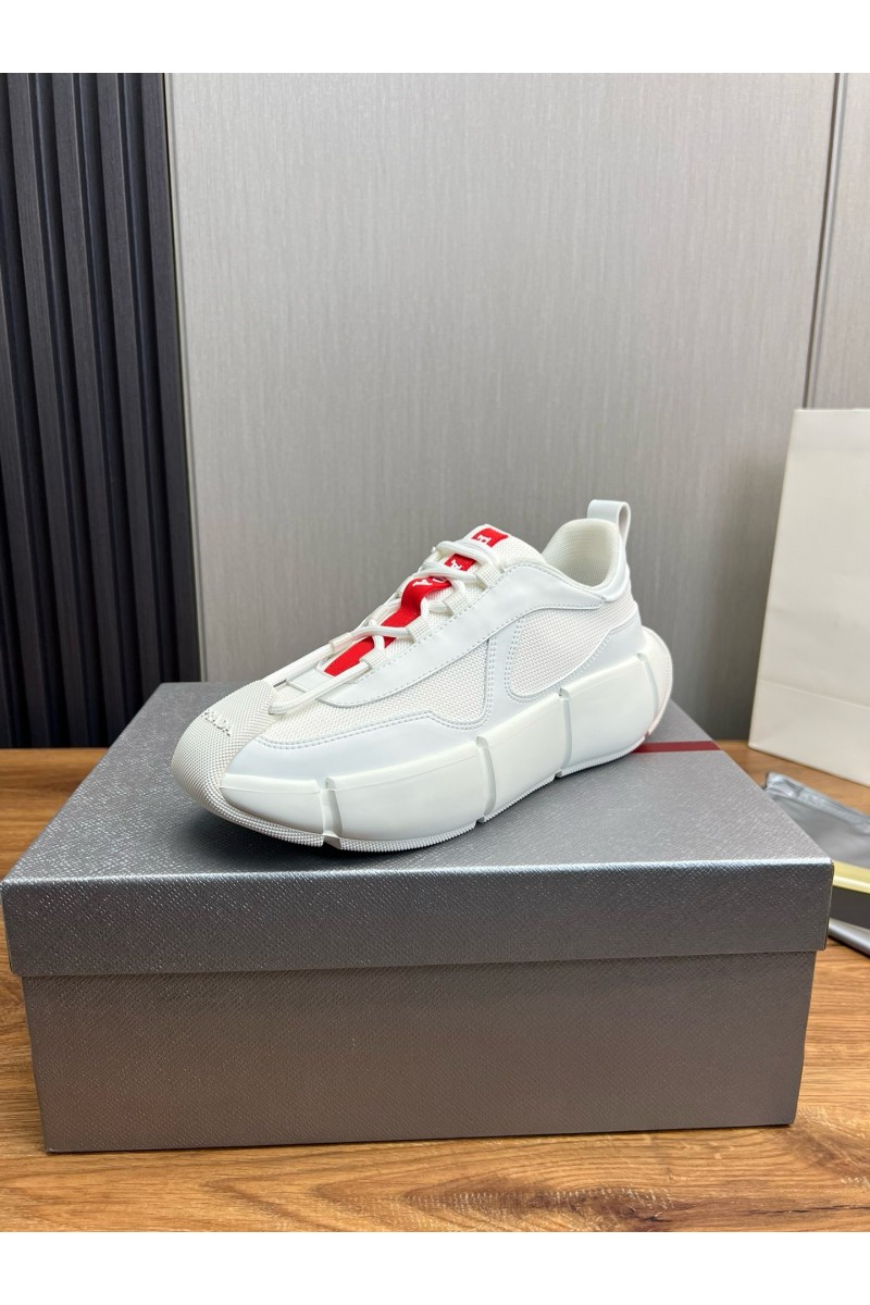 Prada, Men's Sneaker, White