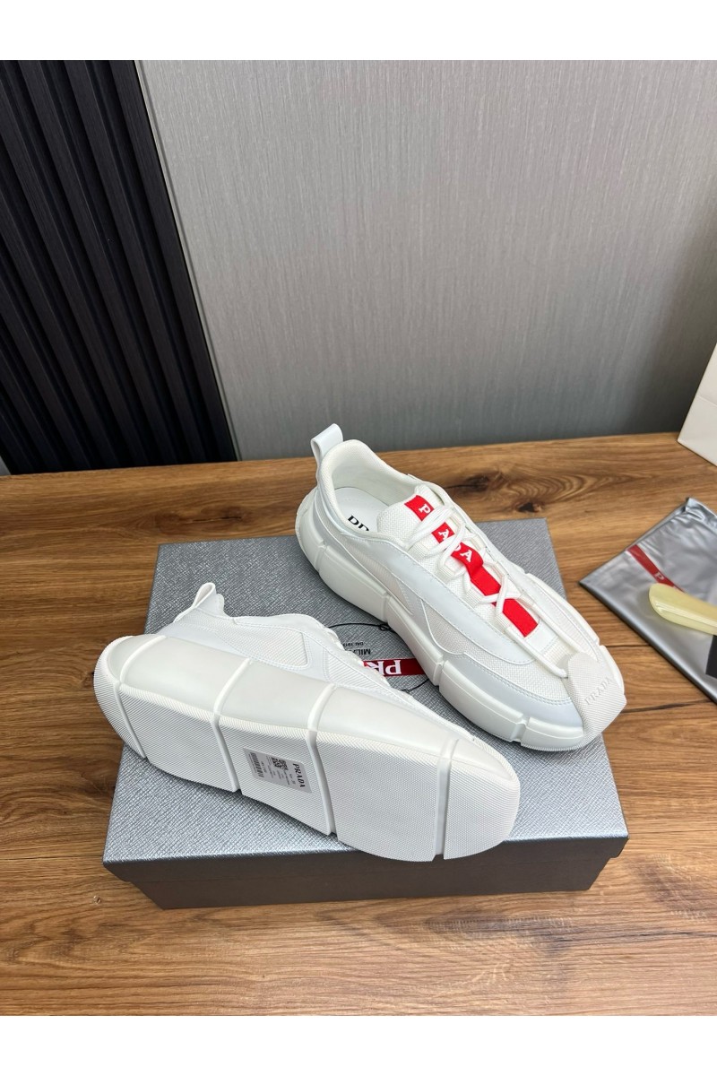 Prada, Men's Sneaker, White