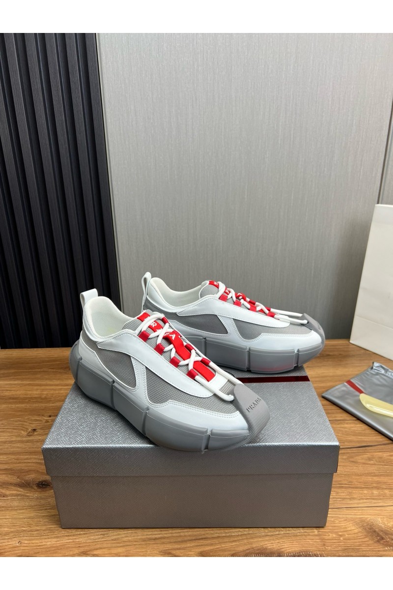 Prada, Men's Sneaker, Grey